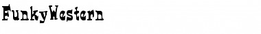 FunkyWestern Regular Font Title Preview