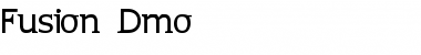 Fusion Demo Regular Font Title Preview