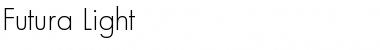 Futura Lt Light Font Title Preview