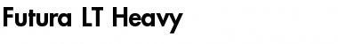 Futura LT Heavy Font Title Preview