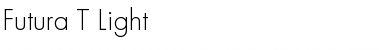 Futura T Light Regular Font Title Preview