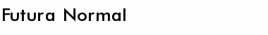 Futura-Normal Regular Font Title Preview