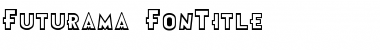 Futurama FonTitle Regular Font Title Preview
