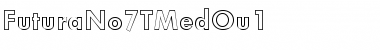 FuturaNo7TMedOu1 Regular Font Title Preview
