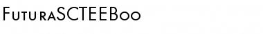 FuturaSCTEEBoo Regular Font Title Preview