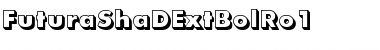 FuturaShaDExtBolRo1 Regular Font Title Preview
