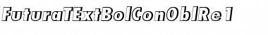 FuturaTExtBolConOblRe1 Regular Font Title Preview