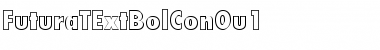 FuturaTExtBolConOu1 Regular Font Title Preview
