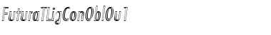 FuturaTLigConOblOu1 Regular Font Title Preview
