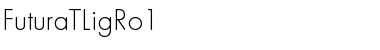 FuturaTLigRo1 Regular Font Title Preview
