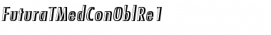 FuturaTMedConOblRe1 Regular Font Title Preview