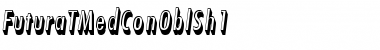FuturaTMedConOblSh1 Regular Font Title Preview