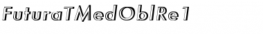 FuturaTMedOblRe1 Regular Font Title Preview