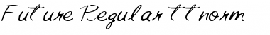 Future Regular Font Title Preview