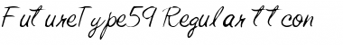 FutureType59 Regular Font Title Preview