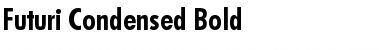 Futuri Condensed Bold Font Title Preview