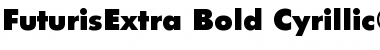 FuturisExtra Bold Cyrillic@ Font Title Preview