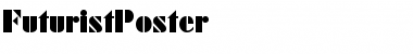 FuturistPoster Regular Font Title Preview