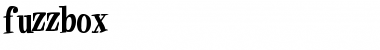 Fuzzbox Regular Font Title Preview