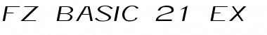 FZ BASIC 21 EX Normal Font Title Preview