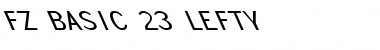 FZ BASIC 23 LEFTY Normal Font Title Preview