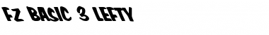 FZ BASIC 3 LEFTY Normal Font Title Preview