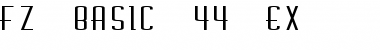 FZ BASIC 44 EX Bold Font Title Preview