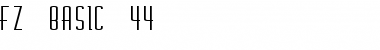 FZ BASIC 44 Bold Font Title Preview