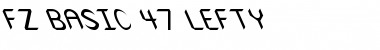 FZ BASIC 47 LEFTY Normal Font Title Preview