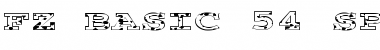 FZ BASIC 54 SPOTTED EX Normal Font Title Preview