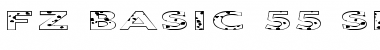 FZ BASIC 55 SPOTTED EX Normal Font Title Preview