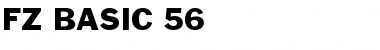 FZ BASIC 56 Normal Font Title Preview