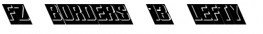 FZ BORDERS 13 LEFTY Normal Font Title Preview