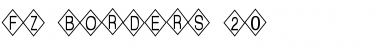 FZ BORDERS 20 Normal Font Title Preview