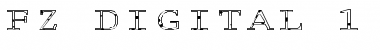 FZ DIGITAL 1 SPOTTED EX Normal Font Title Preview