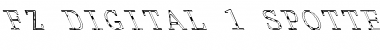 FZ DIGITAL 1 SPOTTED LEFTY Normal Font Title Preview