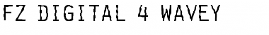 FZ DIGITAL 4 WAVEY Normal Font Title Preview