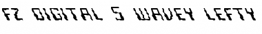 FZ DIGITAL 5 WAVEY LEFTY Normal Font Title Preview