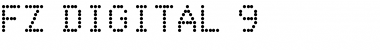 FZ DIGITAL 9 Normal Font Title Preview