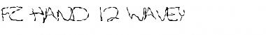 FZ HAND 12 WAVEY Normal Font Title Preview