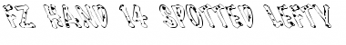 FZ HAND 14 SPOTTED LEFTY Normal Font Title Preview