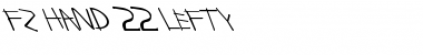 FZ HAND 22 LEFTY Normal Font Title Preview