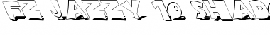 FZ JAZZY 10 SHADOW LEFTY Normal Font Title Preview