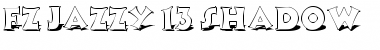 FZ JAZZY 13 SHADOW Normal Font Title Preview