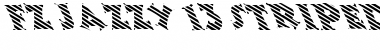 FZ JAZZY 13 STRIPED LEFTY Normal Font Title Preview