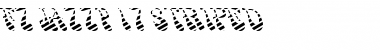 FZ JAZZY 17 STRIPED Normal Font Title Preview