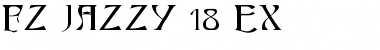 FZ JAZZY 18 EX Normal Font Title Preview