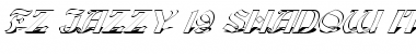 FZ JAZZY 19 SHADOW ITALIC Normal Font Title Preview