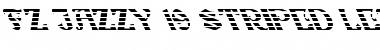 FZ JAZZY 19 STRIPED LEFTY Medium Font Title Preview