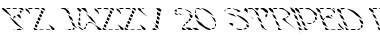 FZ JAZZY 20 STRIPED LEFTY Normal Font Title Preview